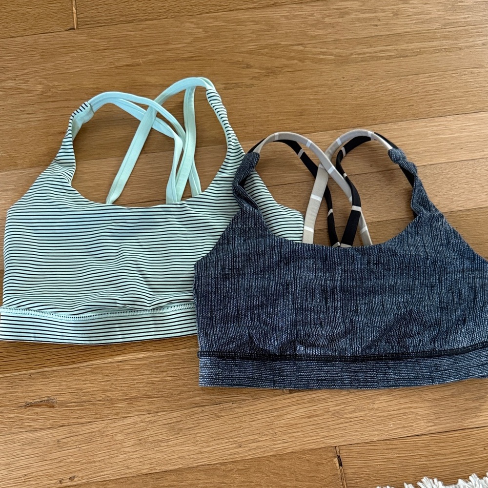 Lululemon Striped and Heathered Sports Bras